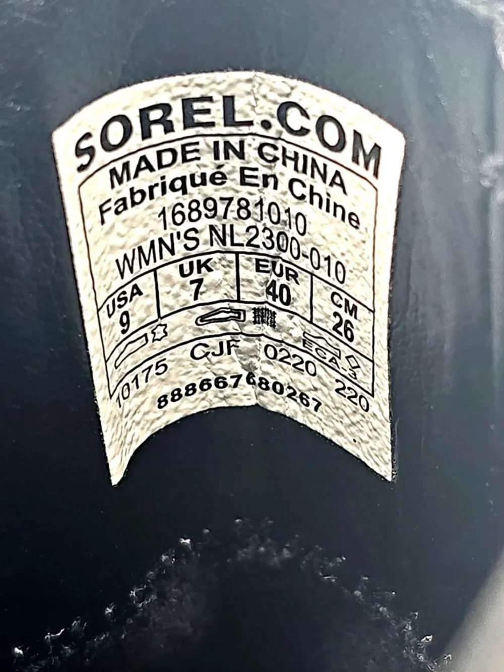 SOREL Addington Chelsea Black/Kettle Pull-on Boots Women's Size 9